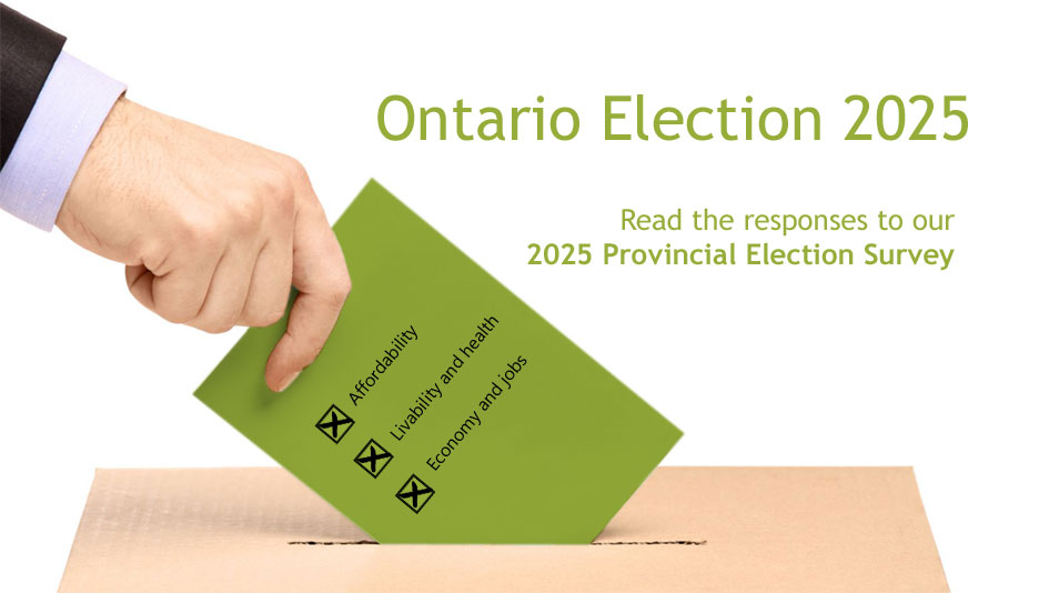 Read the responses to our 2025 Provincial Election Survey